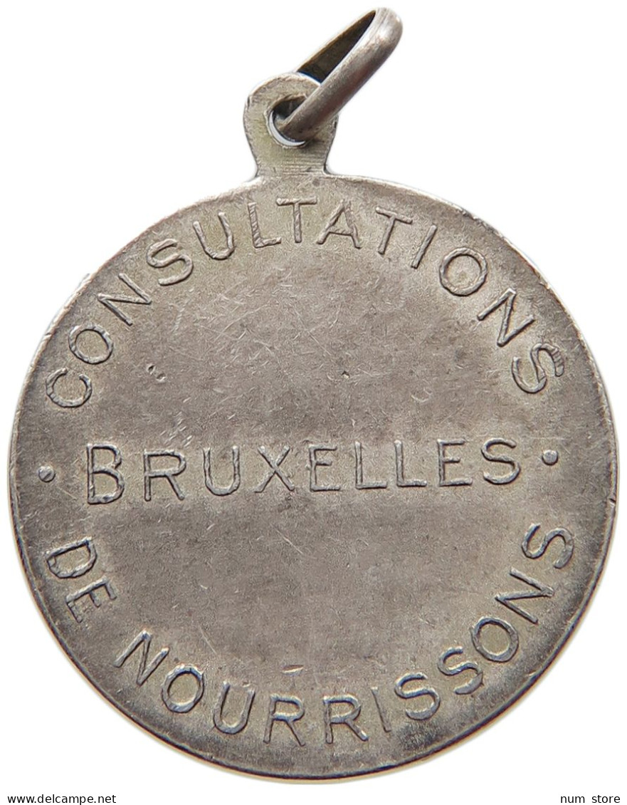 BELGIUM MEDAL  WW1 MARIE JOSE BRUXELLES #s006 0191 - Non Classificati