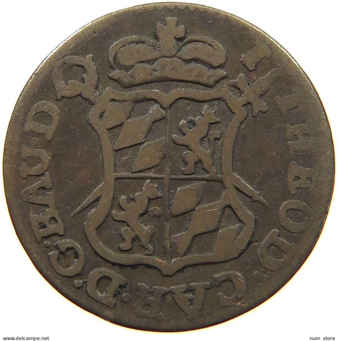 BELGIUM LIEGE LIARD 1751  #t137 0259 - 975-1795 Principauté De Liège 