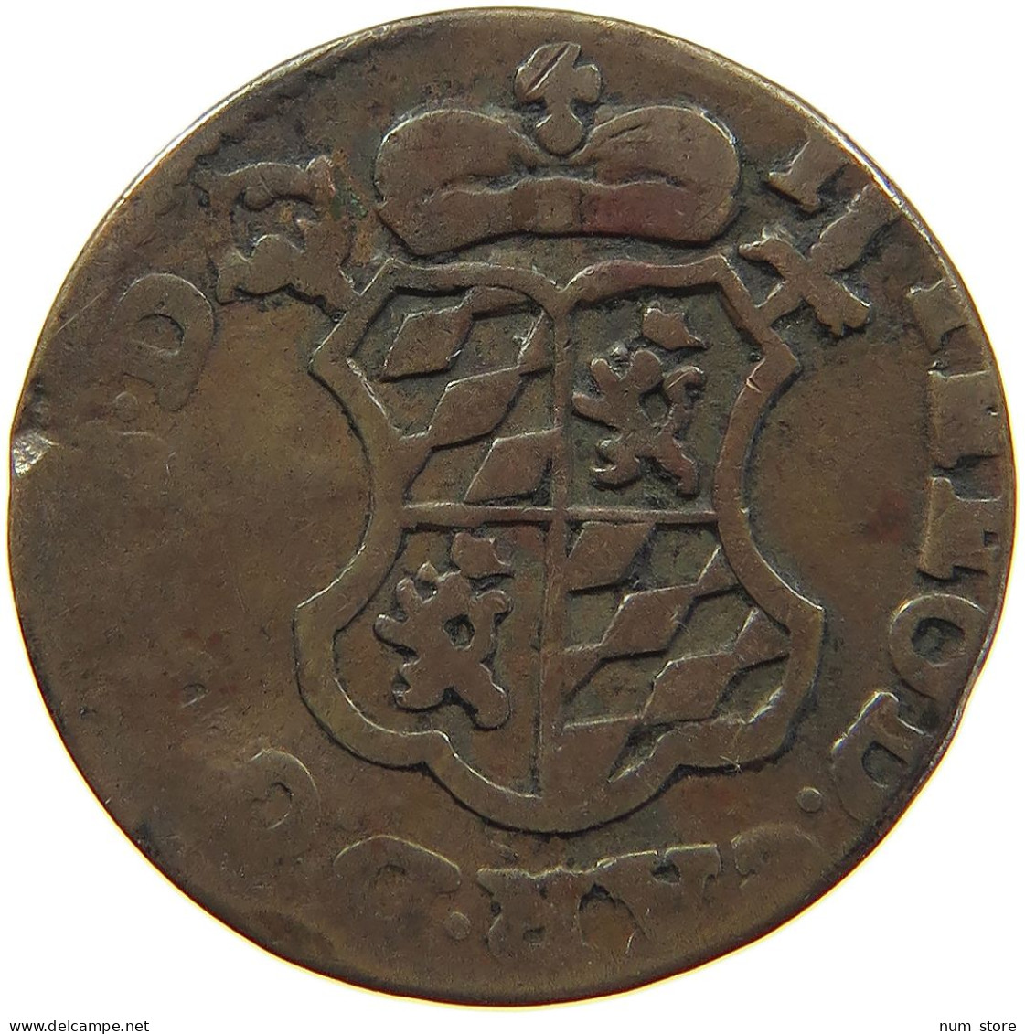 BELGIUM LIEGE LIARD 1752  #c063 0577 - 975-1795 Principauté De Liège 