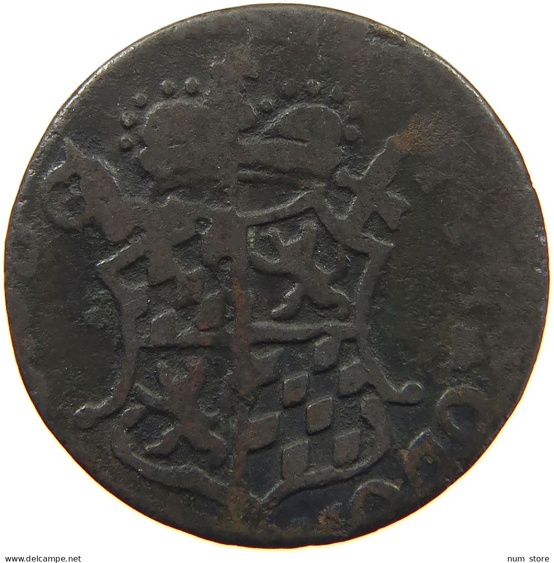 BELGIUM LIEGE LIARD 1745 OFF-CENTER #c010 0019 - 975-1795 Principato Vescovile Di Liegi