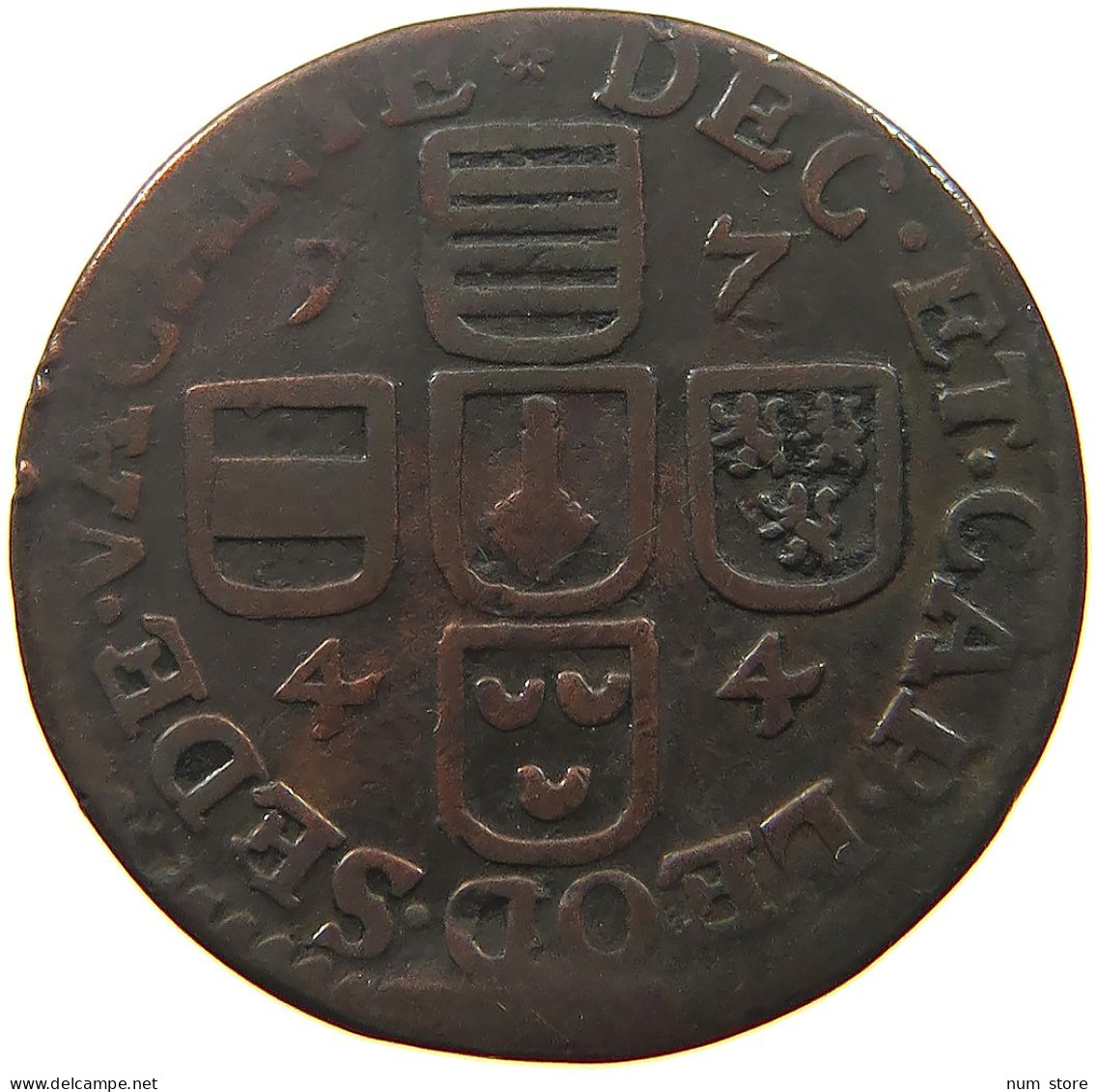 BELGIUM LIEGE LIARD 1744  #s053 0391 - 975-1795 Prinsbisdom Luik