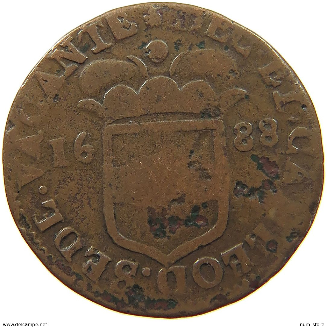 BELGIUM LIEGE LIARD 1688  #s076 0289 - 975-1795 Principato Vescovile Di Liegi