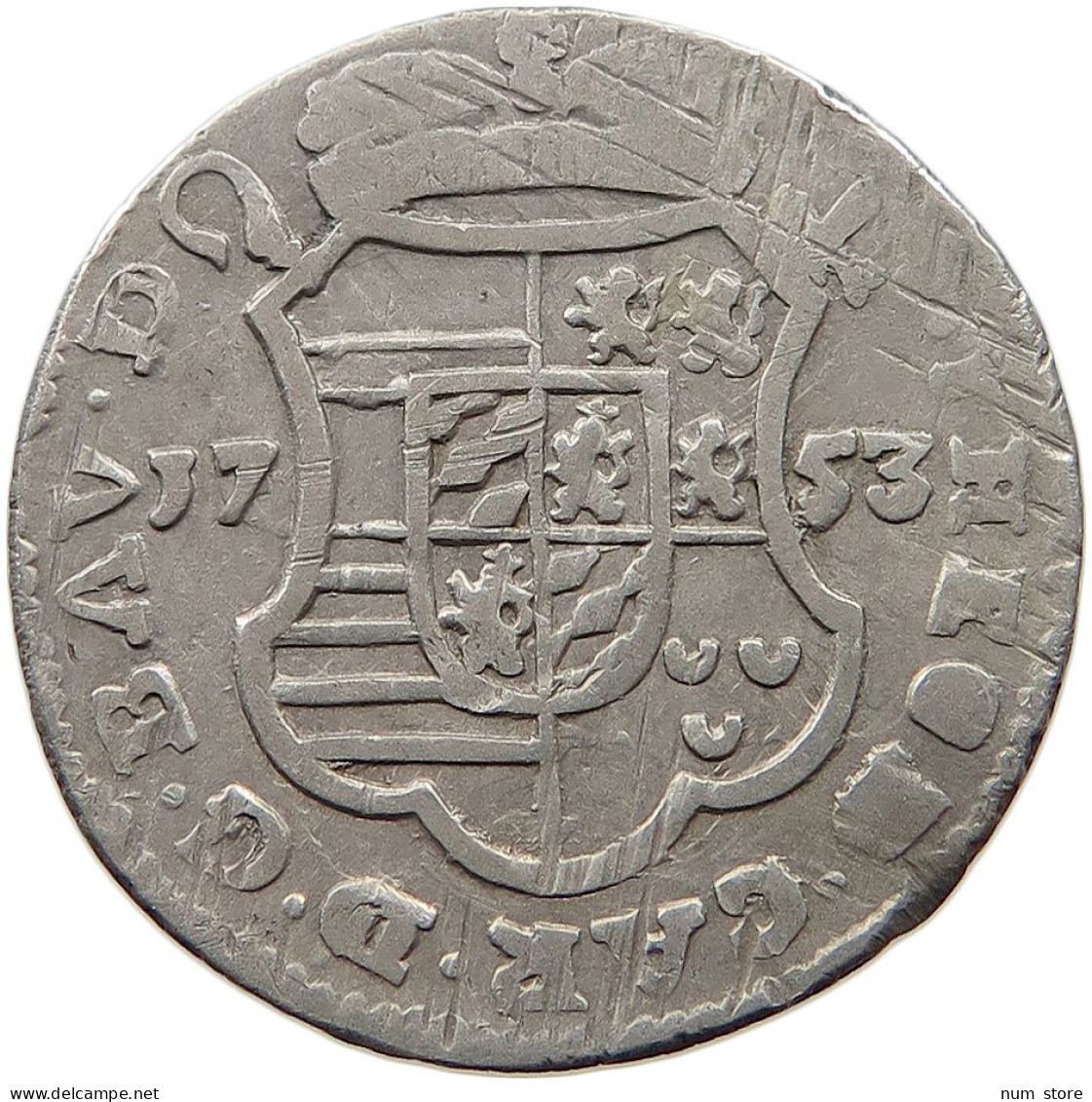 BELGIUM LIEGE ESCALIN 1753  #t063 0295 - 975-1795 Prince-Bishopric Of Liège