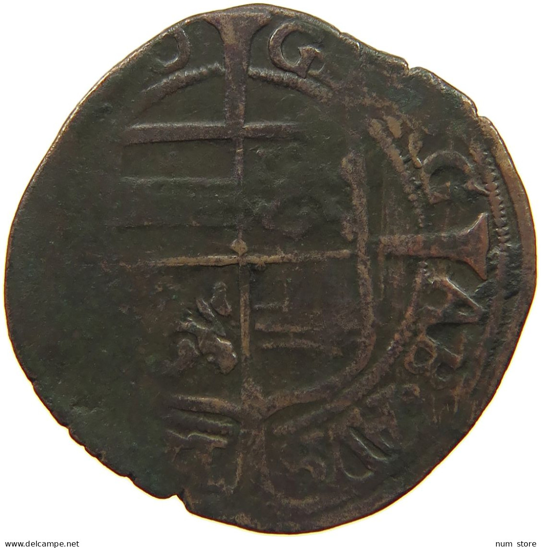 BELGIUM LIEGE 4 SOLS 1555  #t004 0137 - 975-1795 Prince-Bishopric Of Liège