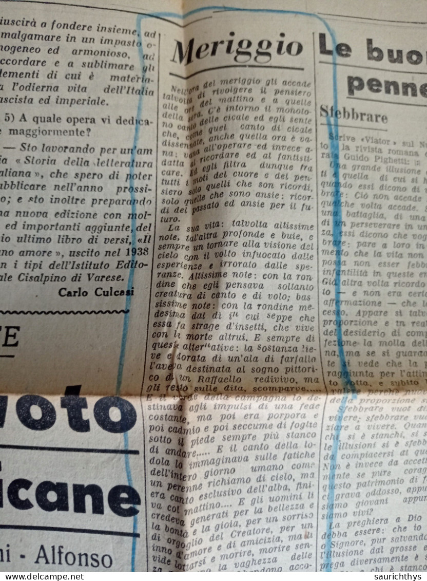 La Vendemmia Del Poeta Con Autografo Di Enzo Ranieri Casa Editrice D'Anna Messina 1938 - Poesía