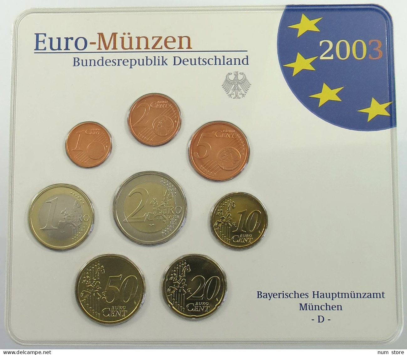 BRD KMS SET 2003 D  #ns04 0041 - Mint Sets & Proof Sets