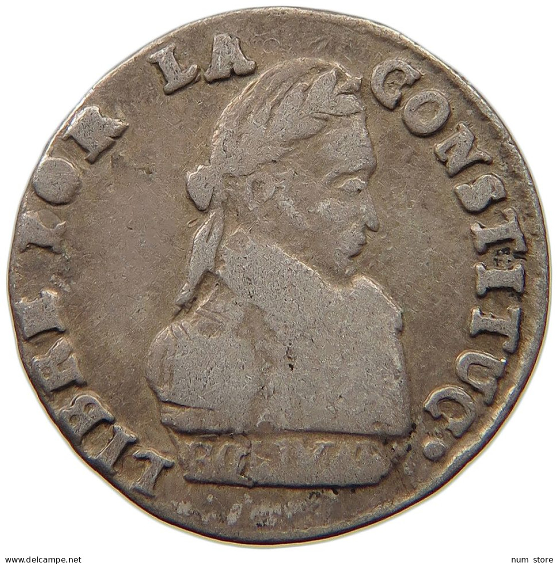 BOLIVIA 1/2 SOL 1830 JL  #t060 0303 - Bolivië