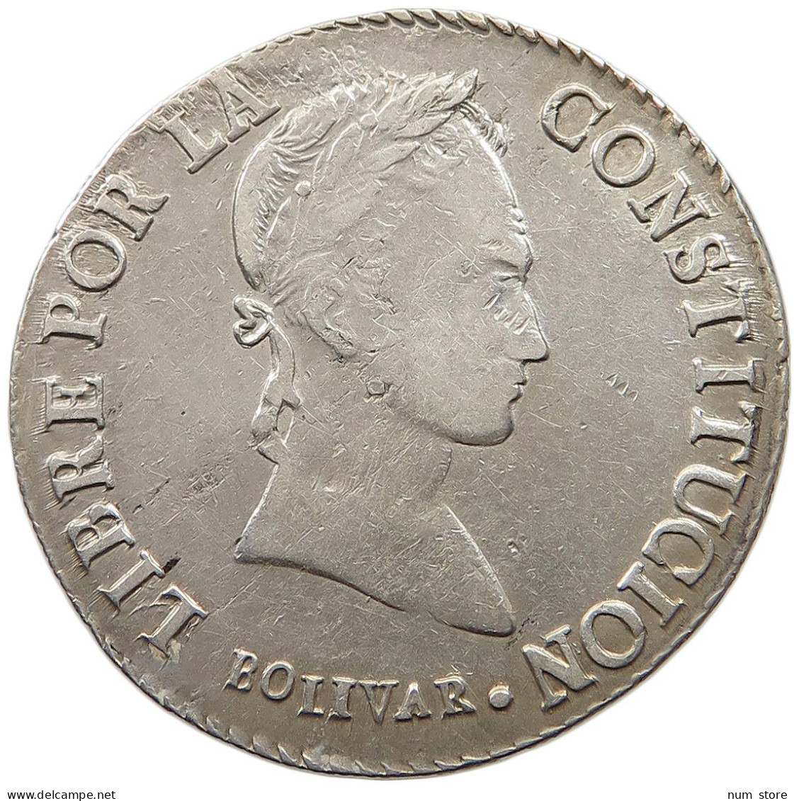 BOLIVIA 8 SOLES 1847 R  #t060 0107 - Bolivie