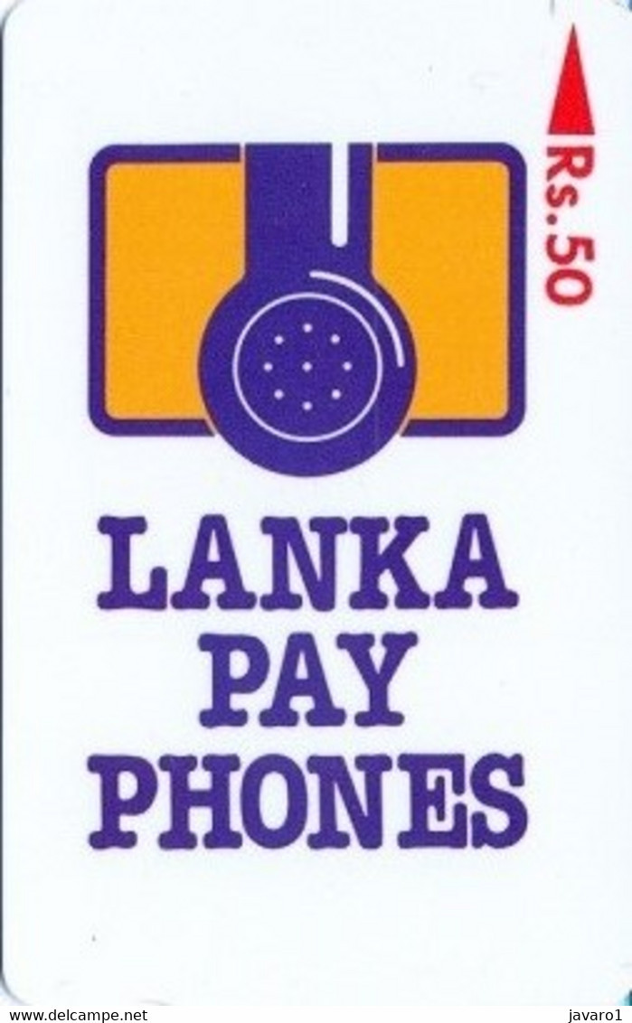 SRILANKA : 02A B Rs 50LANKA PAY PHONES       +B MINT (no Blister) - Sri Lanka (Ceylon)