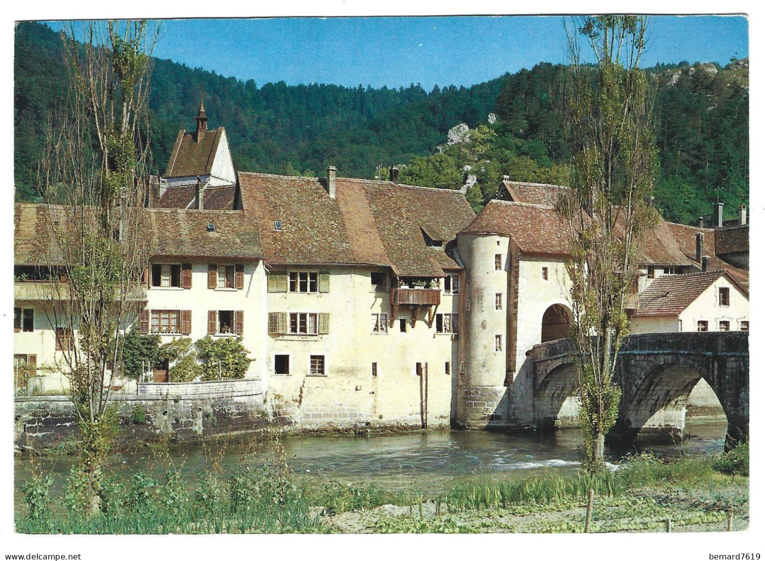 Suisse -   Saint  Ursanne   - Vue - Saint-Ursanne