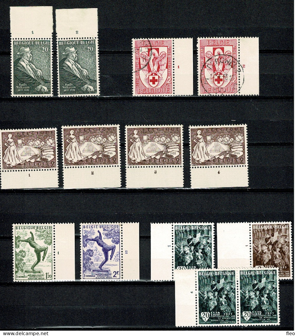 1955/56 Lot  967** 968** 969/970** 971/972** & 986° - ....-1960