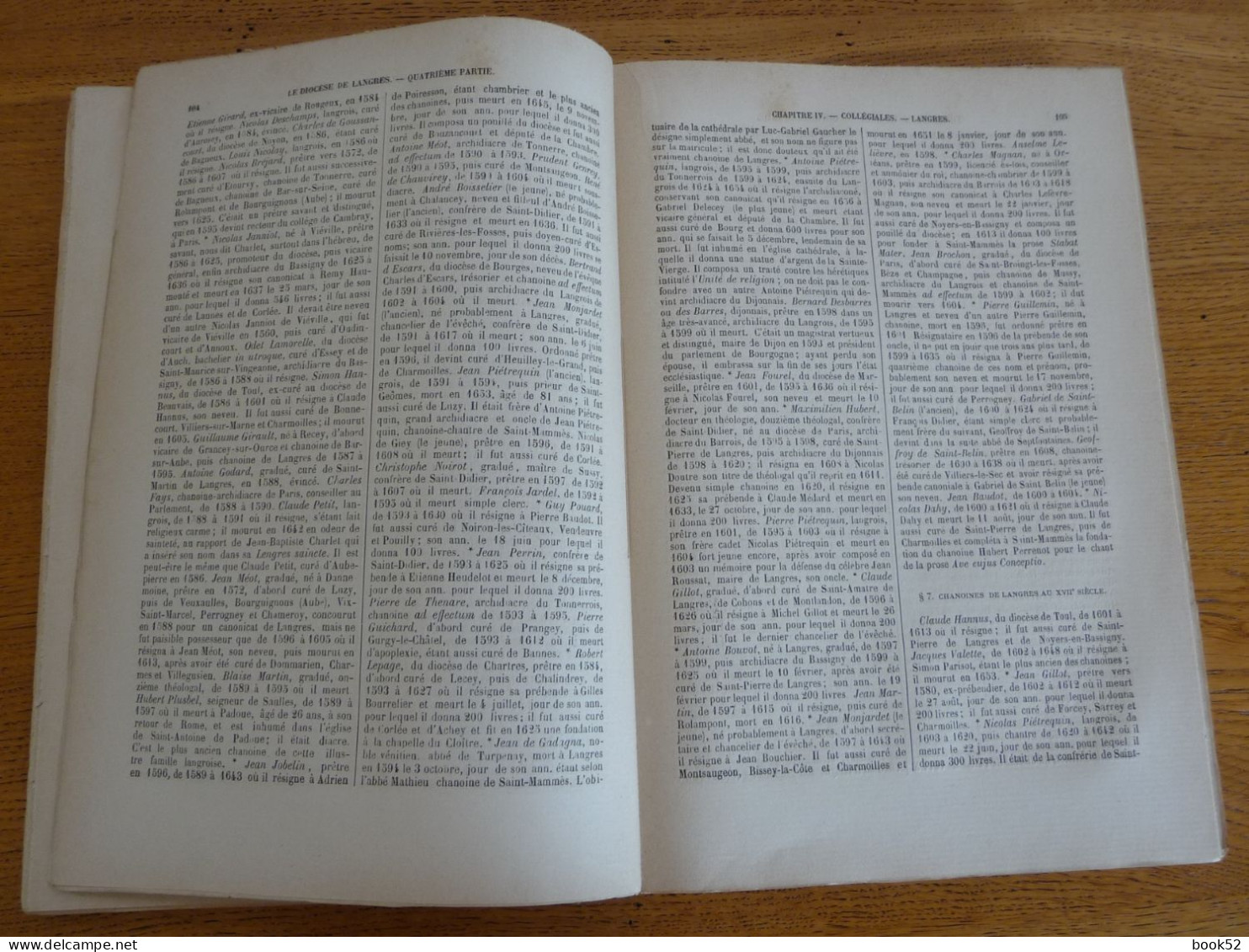 Le DIOCESE de LANGRES par l'Abbé Roussel (1873 à 1879) COMPLET des 4 TOMES