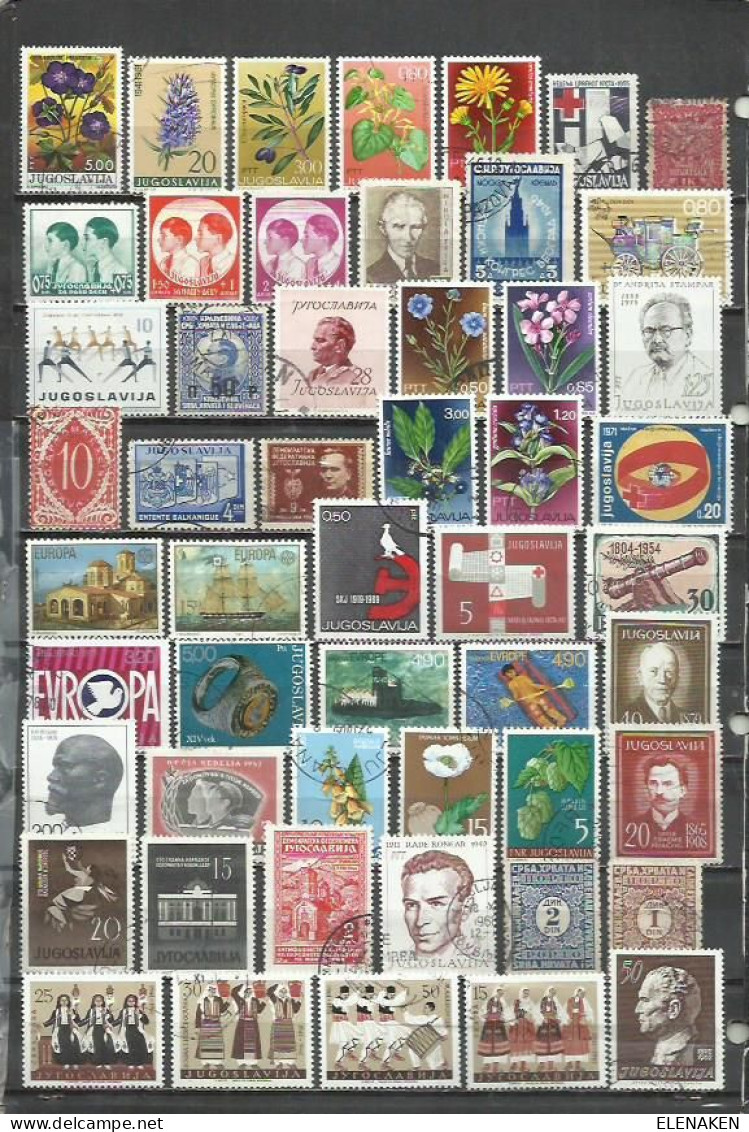 R460L-LOTE SELLOS YUGOSLAVIA JUGOSLAVIA SIN TASAR,BONITOS,INTERESANTES,ANTIGUOS Y MODERNOS. - Collezioni & Lotti