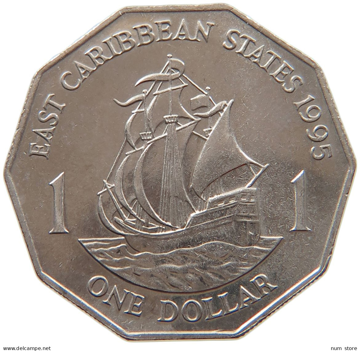 BRITISH CARIBBEAN TERRITORIES DOLLAR 1995 Elizabeth II. (1952-2022) #s027 0075 - Britse-karibisher Territorien