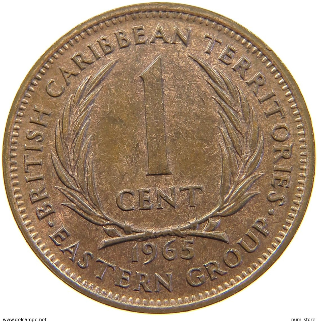 BRITISH CARIBBEAN TERRITORIES CENT 1965 Elizabeth II. (1952-2022) #s029 0275 - Britse-karibisher Territorien