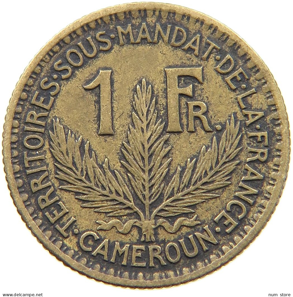 CAMEROON FRANC 1926  #t098 0281 - Kameroen