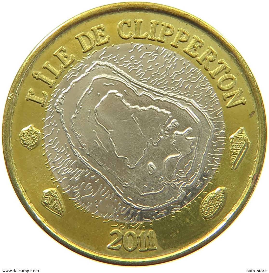 CLIPPERTON ISLANDS 200 FRANCS 2011  #c047 0083 - Autres – Océanie