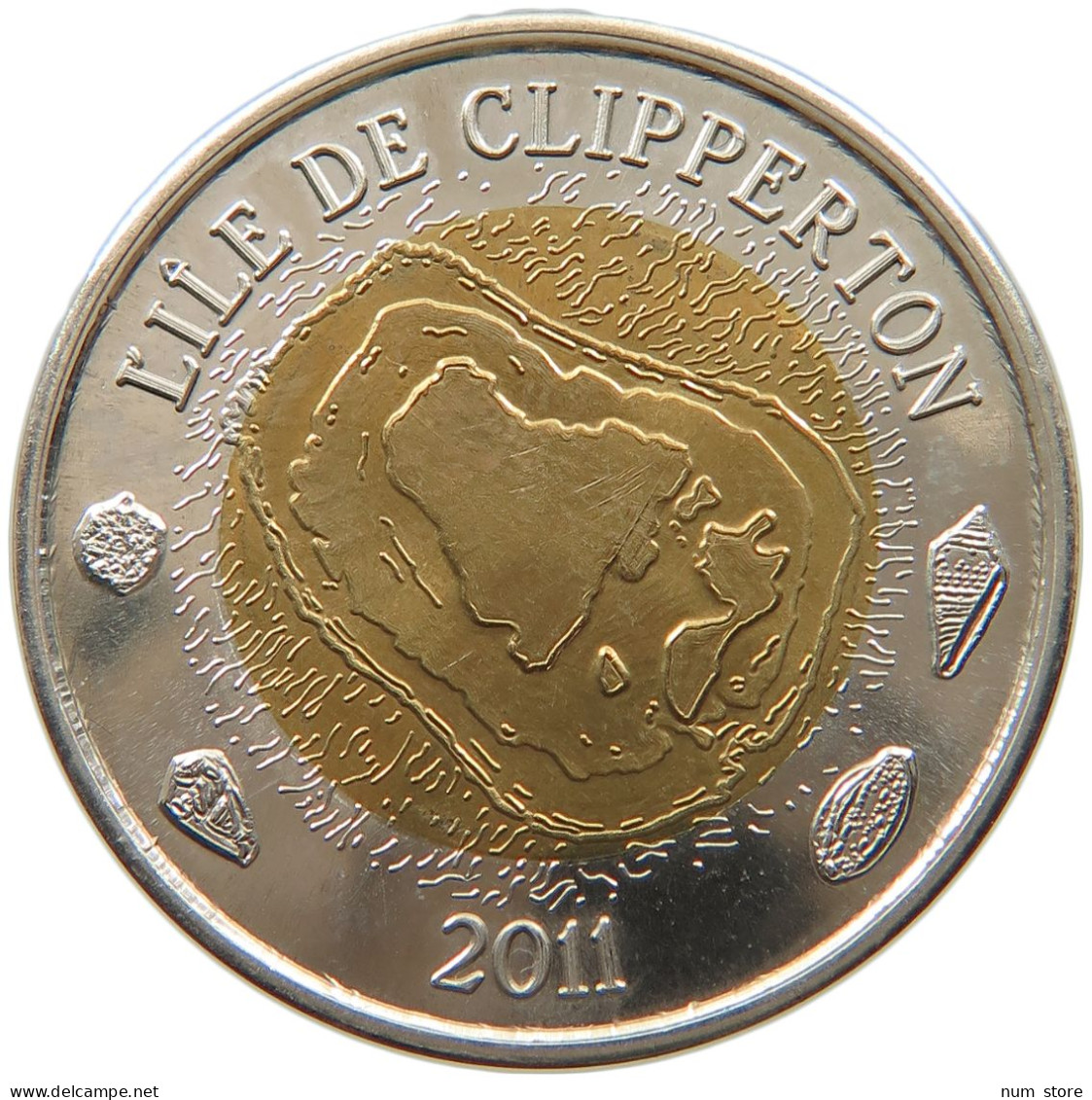 CLIPPERTON ISLANDS 500 FRANCS 2011  #a034 0469 - Sonstige – Ozeanien