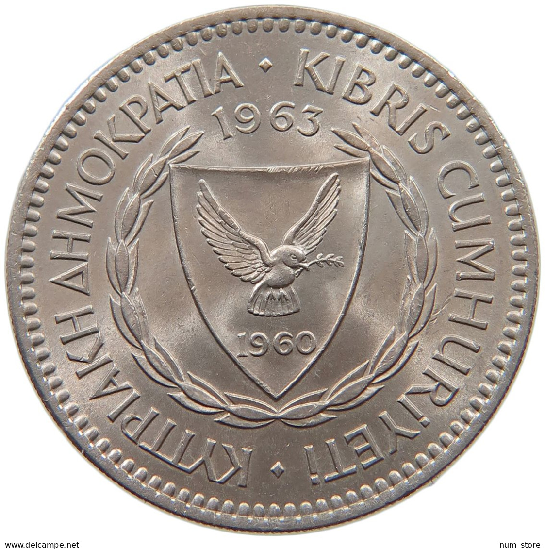 CYPRUS 100 MILS 1963  #a039 0547 - Chypre
