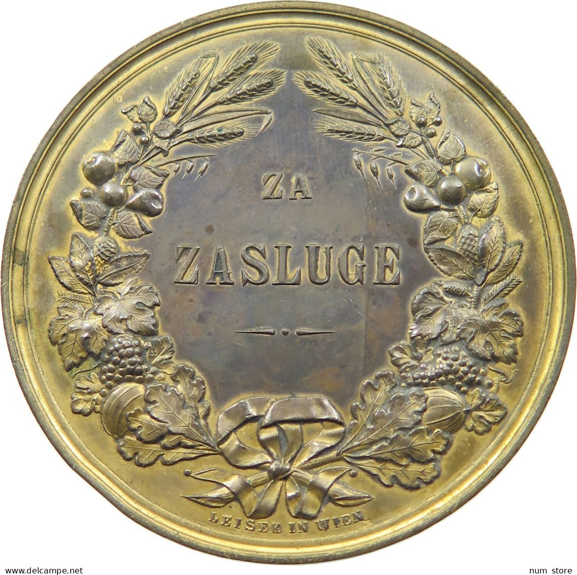 CROATIA MEDAL 1889 OSIEK, ZA ZASLUGE, LEISEK #tm3 0013 - Kroatië