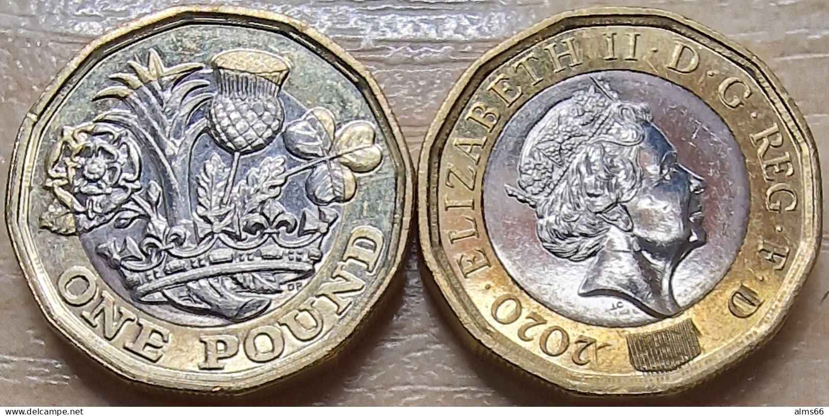 Great Britain UK 1 Pound 2020 AUNC - 1 Pond