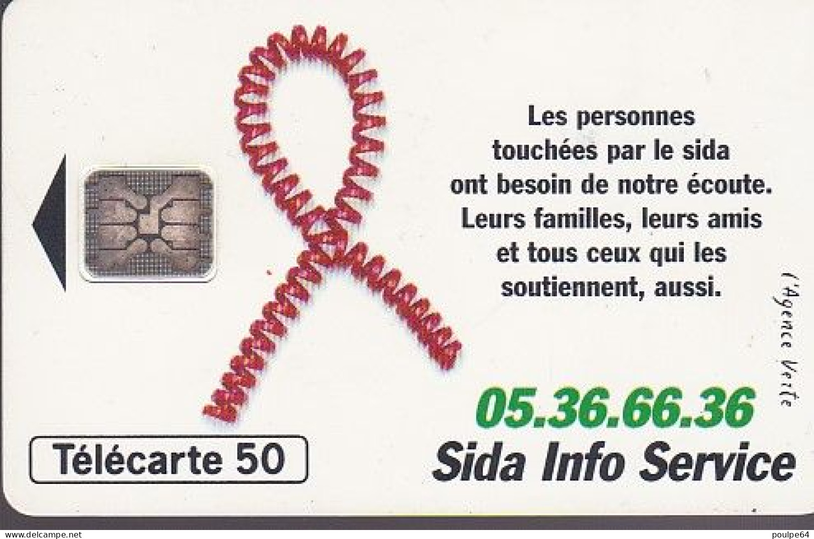 F532 - 12/1994 - SIDA RUBAN - 50 SC5 (verso : N° C+4+C+6  Chiffres - Deux Lignes) - 1994