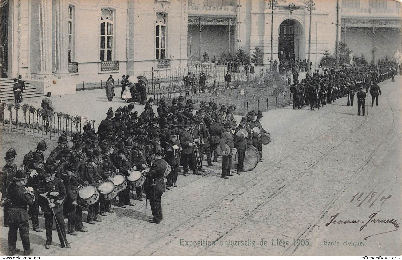 BELGIQUE - Exposition Universelle De Liège - Garde Civique - Procession - Carte Postale Ancienne - Luik