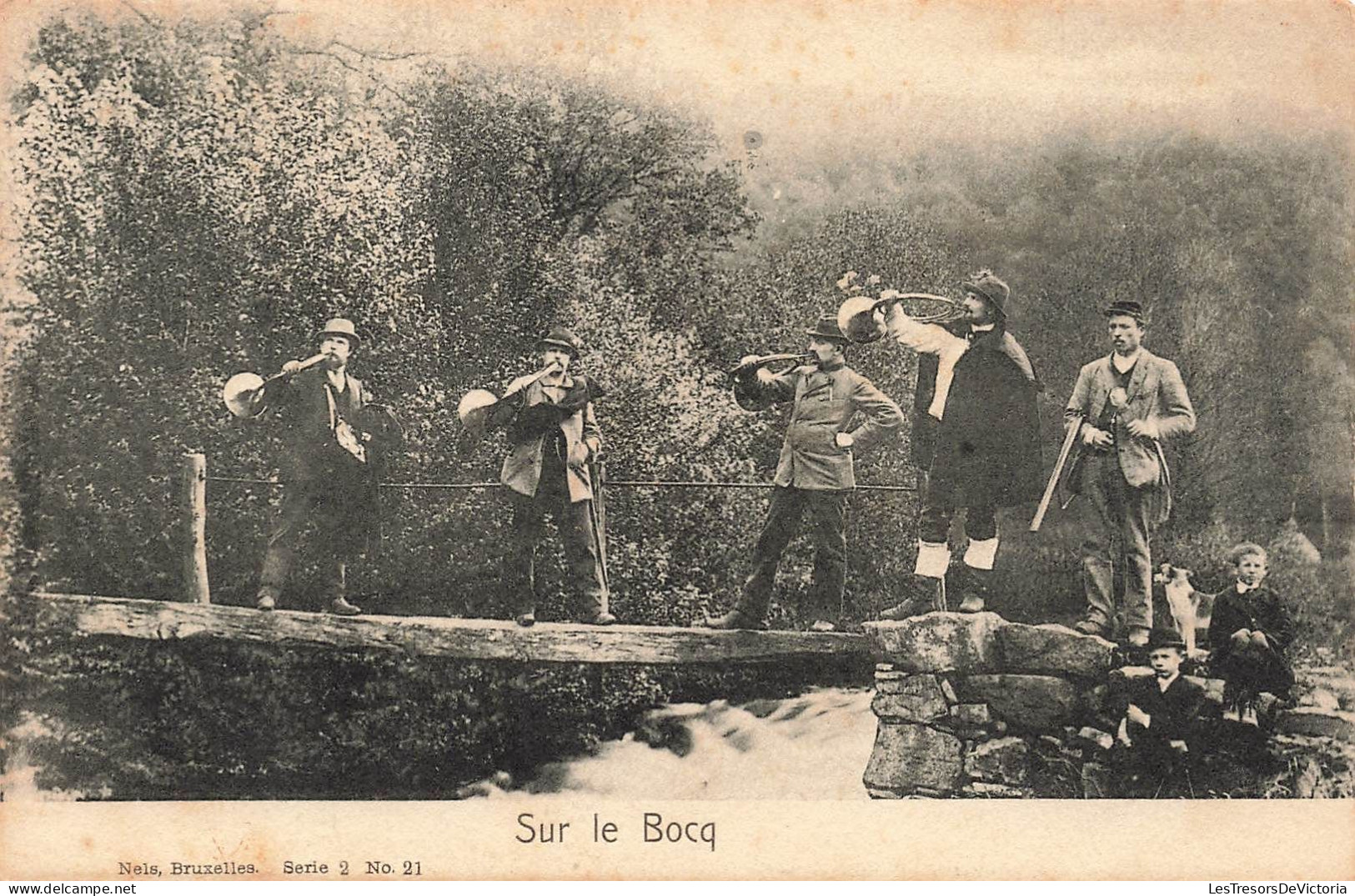 BELGIQUE - Namur - Des Musiciens Sur Un Pont Au Dessus Du Bocq - Carte Postale Ancienne - Sonstige & Ohne Zuordnung