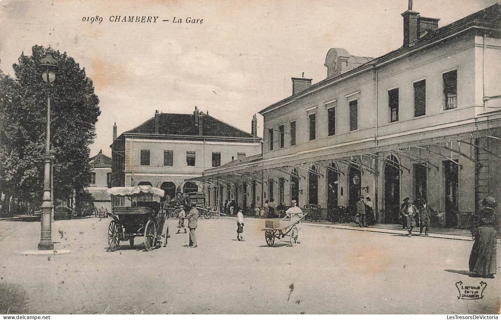 FRANCE - Chambéry - La Gare - Carte Postale Ancienne - Chambery