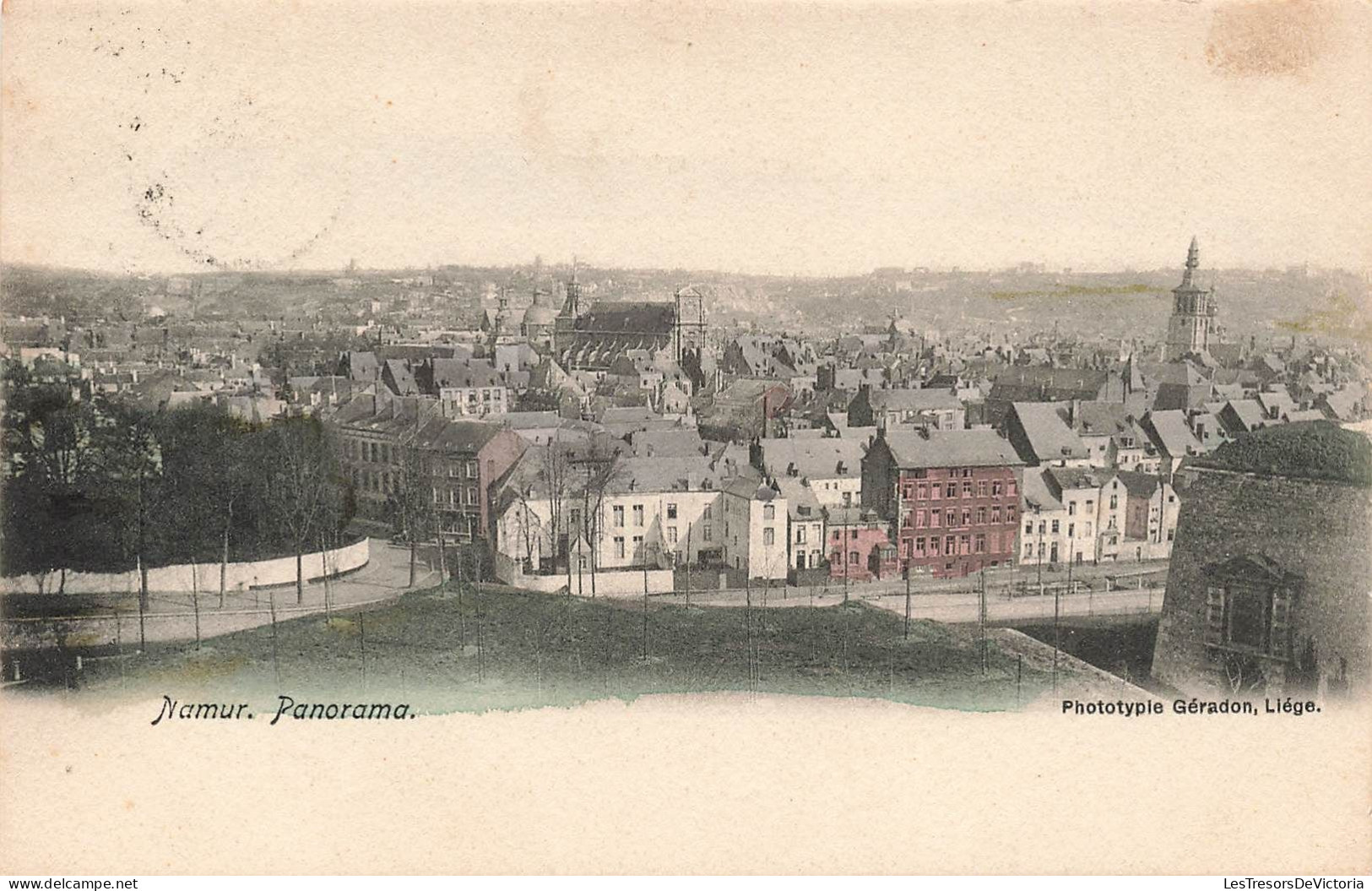 BELGIQUE - Namur - Vue Panoramique Sur La Ville De Namur - Colorisé - Carte Postale Ancienne - Namur