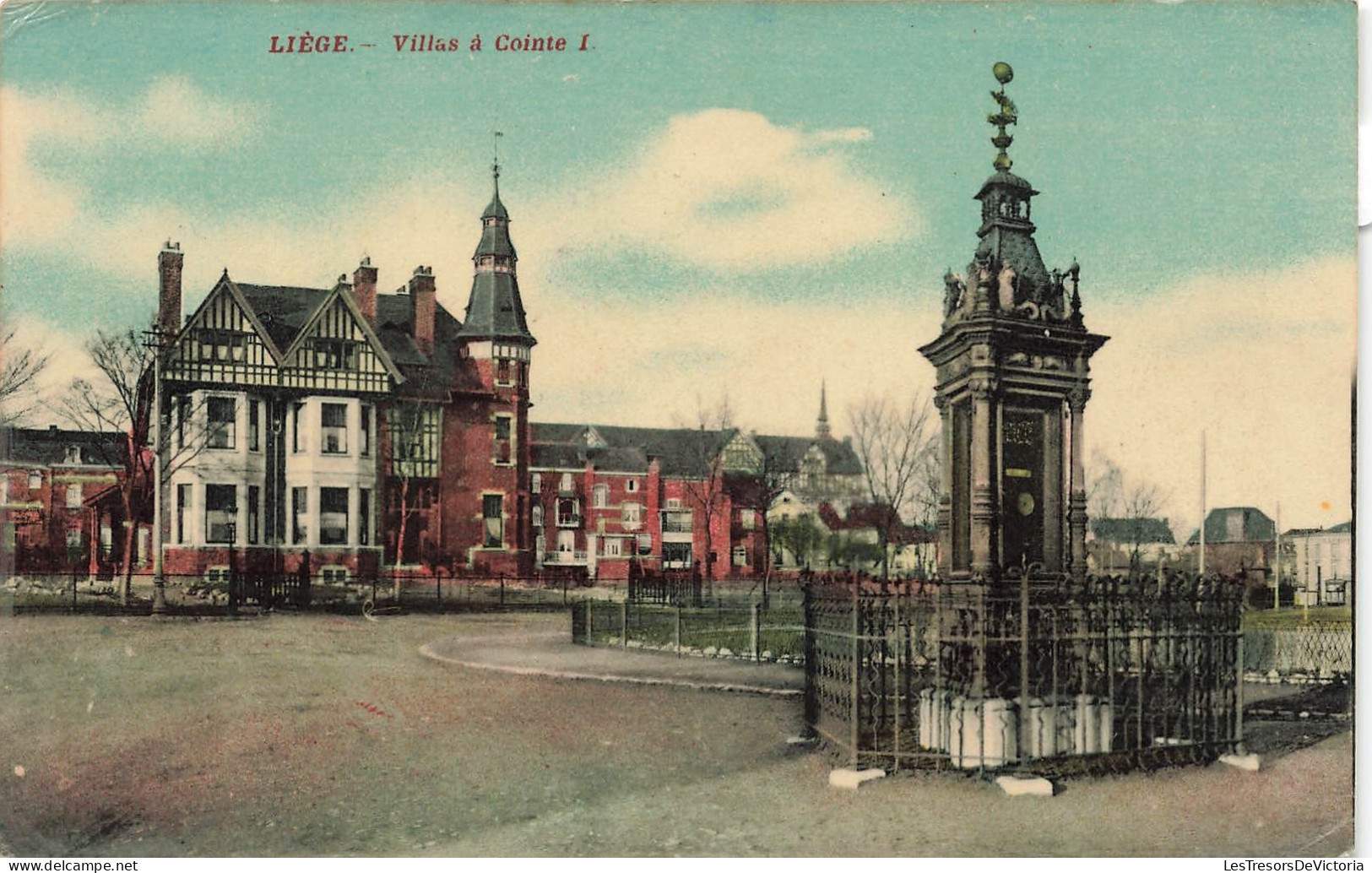 BELGIQUE - Liège - Villas à Cointe I - Colorisé - Carte Postale Ancienne - Liege