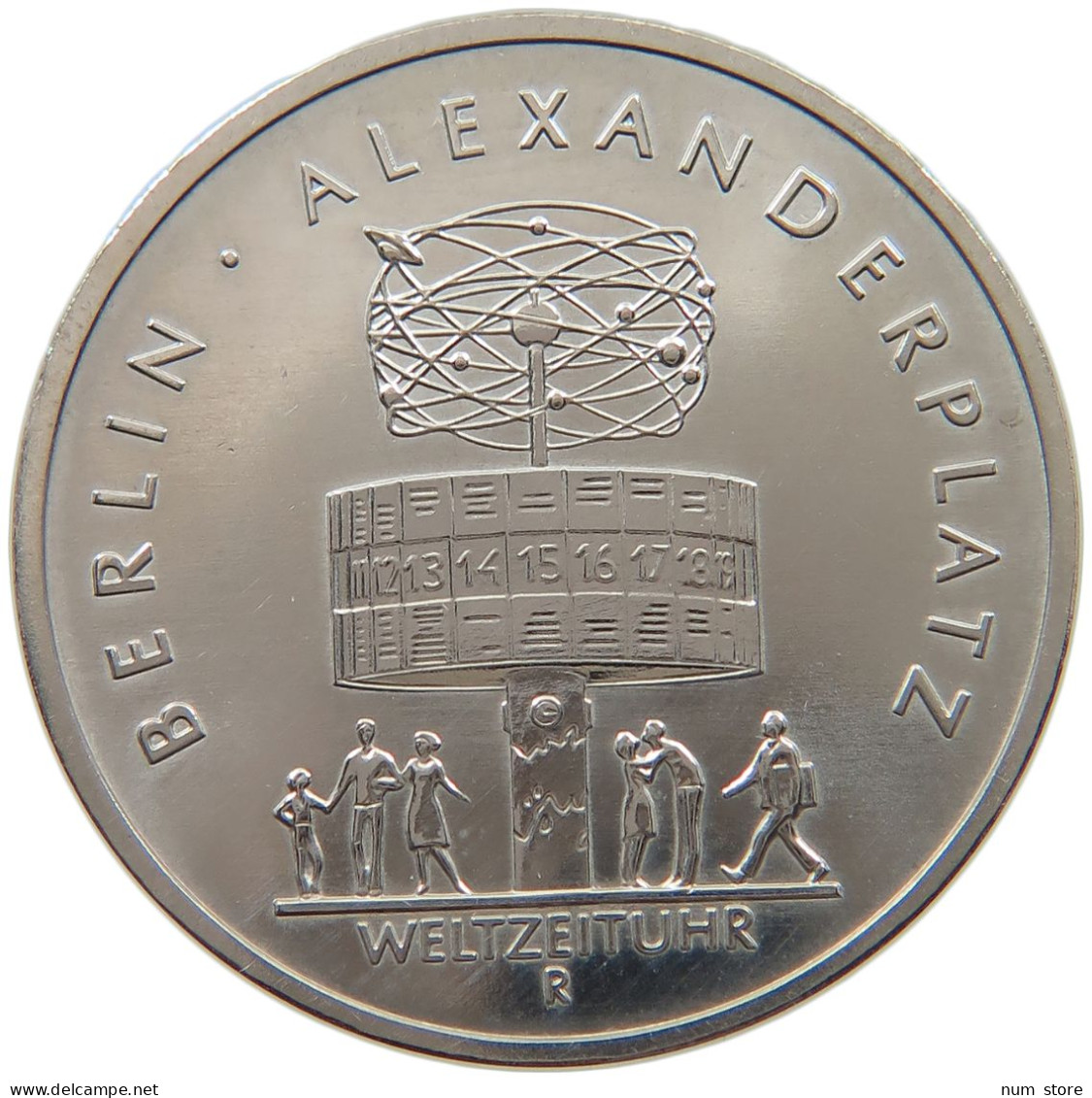 GERMANY DDR 5 MARK 1987 Alexanderplatz #a048 0035 - 5 Mark