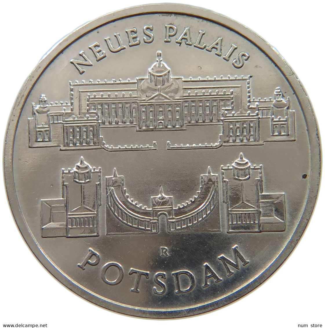 GERMANY DDR 5 MARK 1986 Palais Potsdam #a078 0181 - 5 Mark