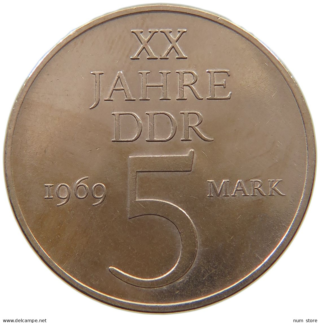 GERMANY DDR 5 MARK 1969 20 Jahre GERMANY DDR #a045 1193 - 5 Mark