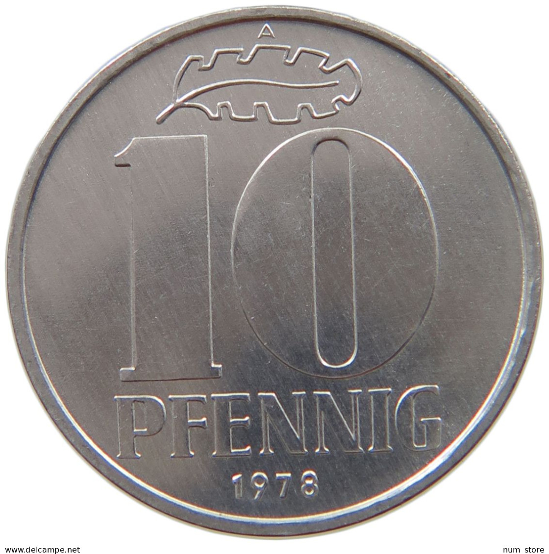 GERMANY DDR 10 PFENNIG 1978  #a089 0081 - 10 Pfennig