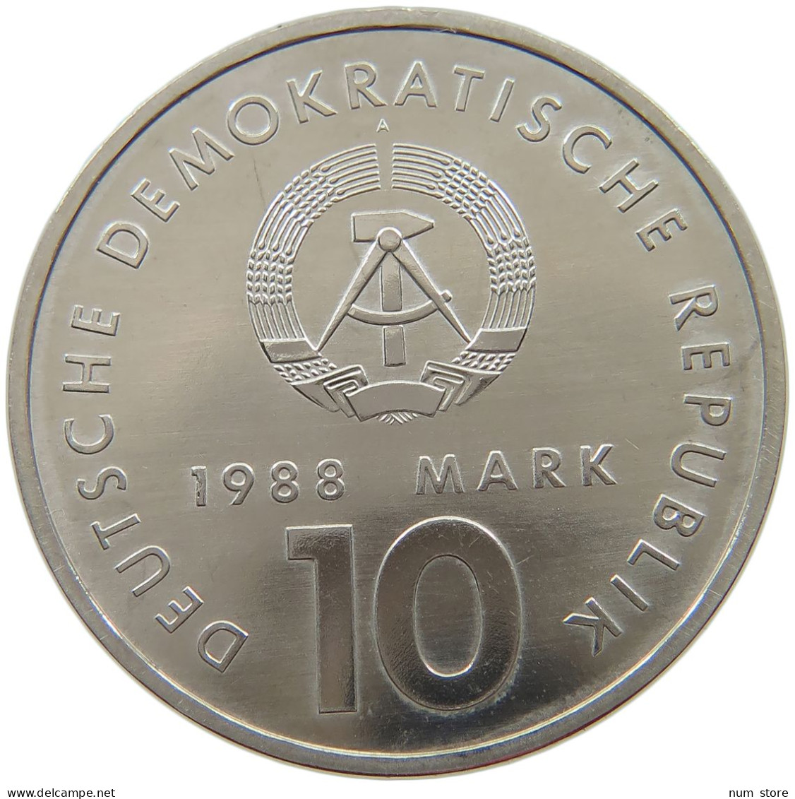 GERMANY DDR 10 MARK 1988 Sportbund #s070 0069 - 10 Mark