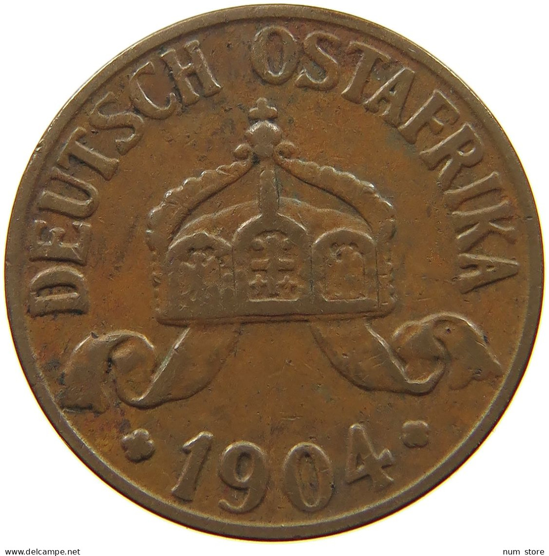 DEUTSCH OSTAFRIKA HELLER 1904 A  #a093 0559 - Afrique Orientale Allemande