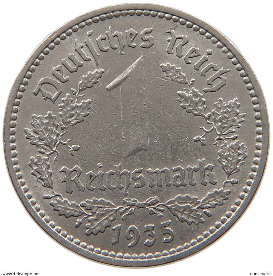 DRITTES REICH MARK 1935 A J.354 #a046 0163 - 1 Reichsmark