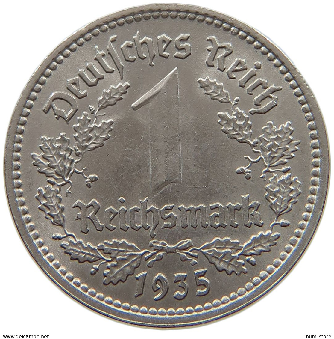 DRITTES REICH MARK 1935 A J.354 #a043 0415 - 1 Reichsmark