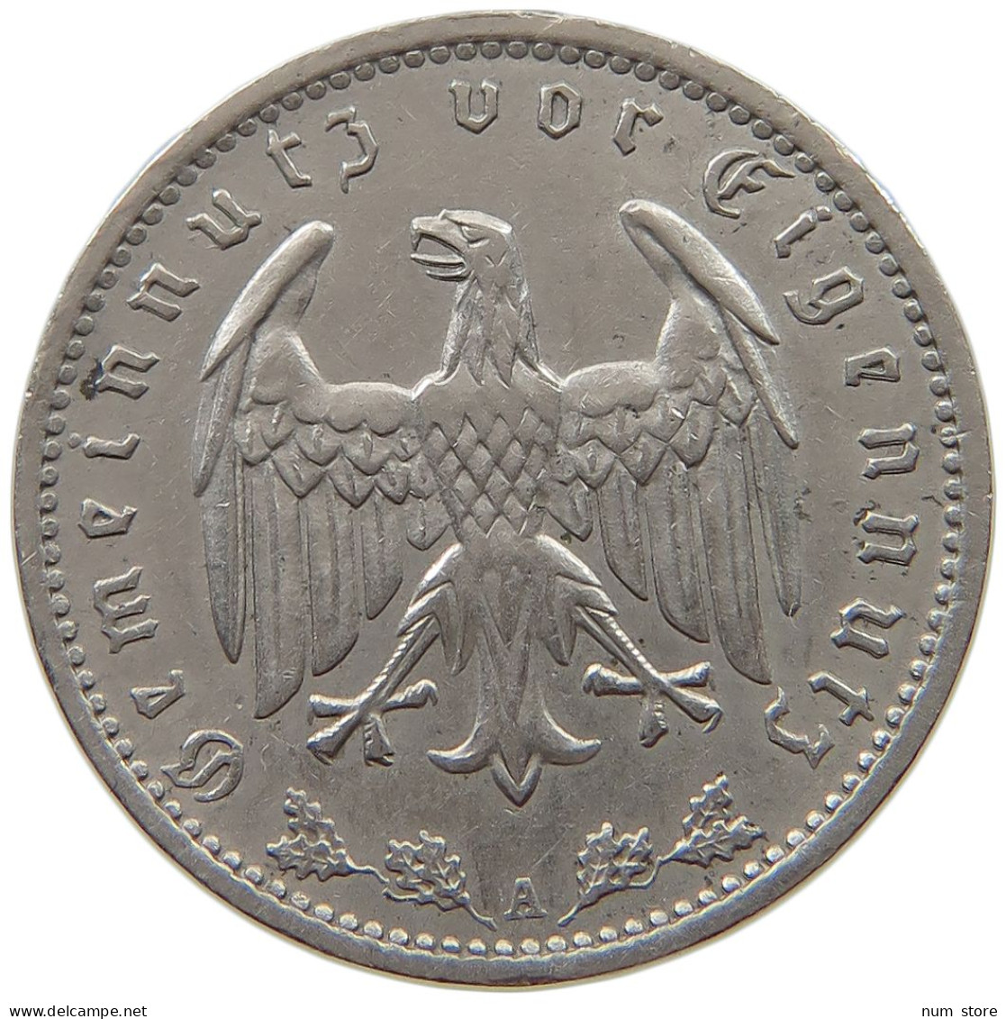 DRITTES REICH MARK 1935 A J.354 #a015 0843 - 1 Reichsmark