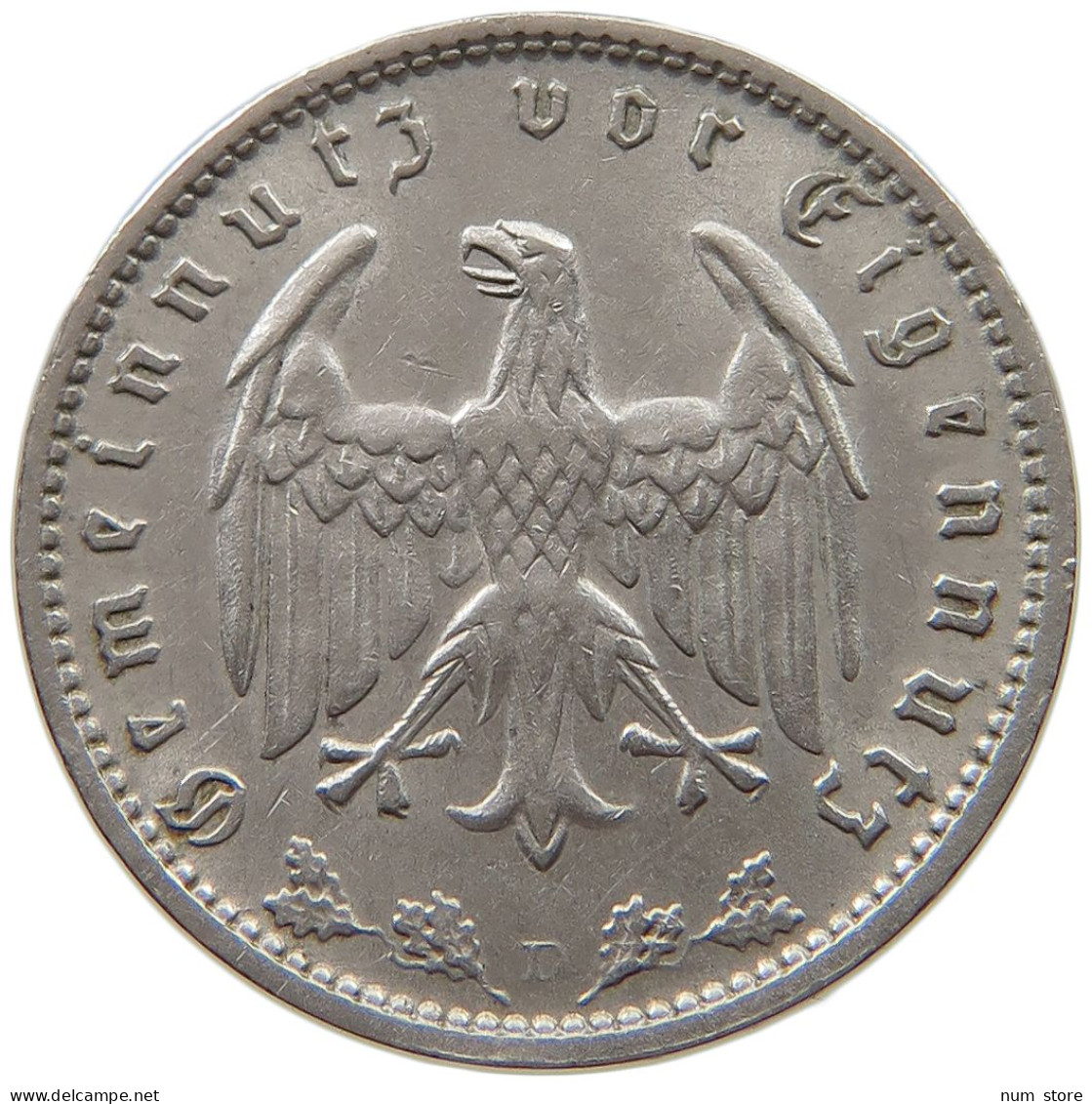 DRITTES REICH MARK 1934 D J.354 #a015 0855 - 1 Reichsmark