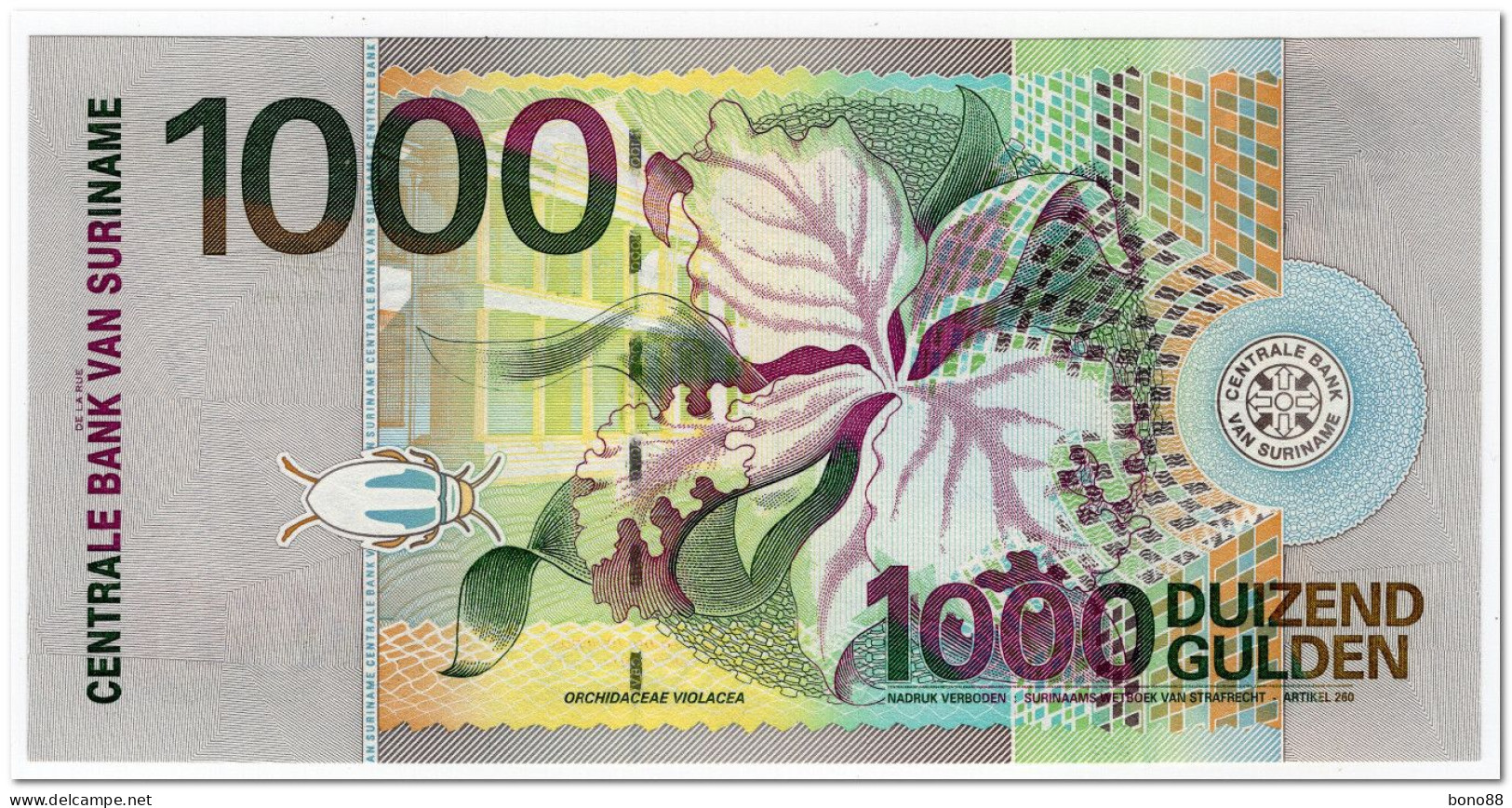 SURINAME,1000 GULDEN,2000,P.151,UNC - Surinam