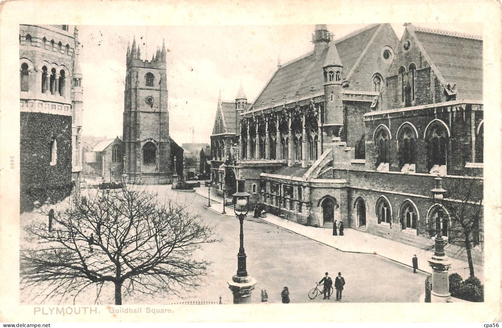 PLYMOUTH - 1908 - Guidhall Square - Plymouth