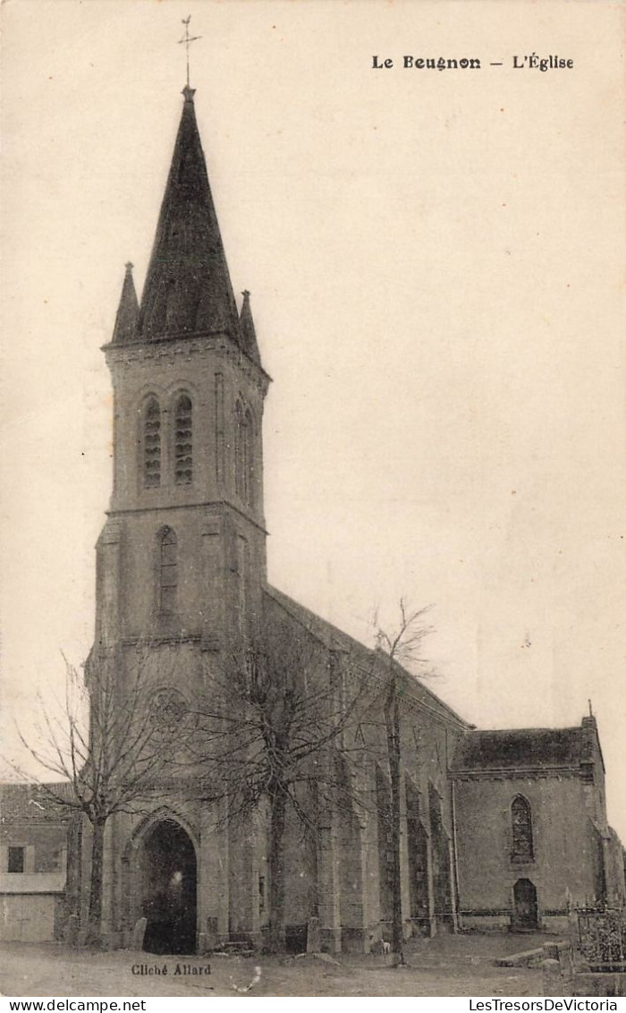 FRANCE - Parthenay - Le Beugnon - Extérieur De L'église - Carte Postale Ancienne - Parthenay