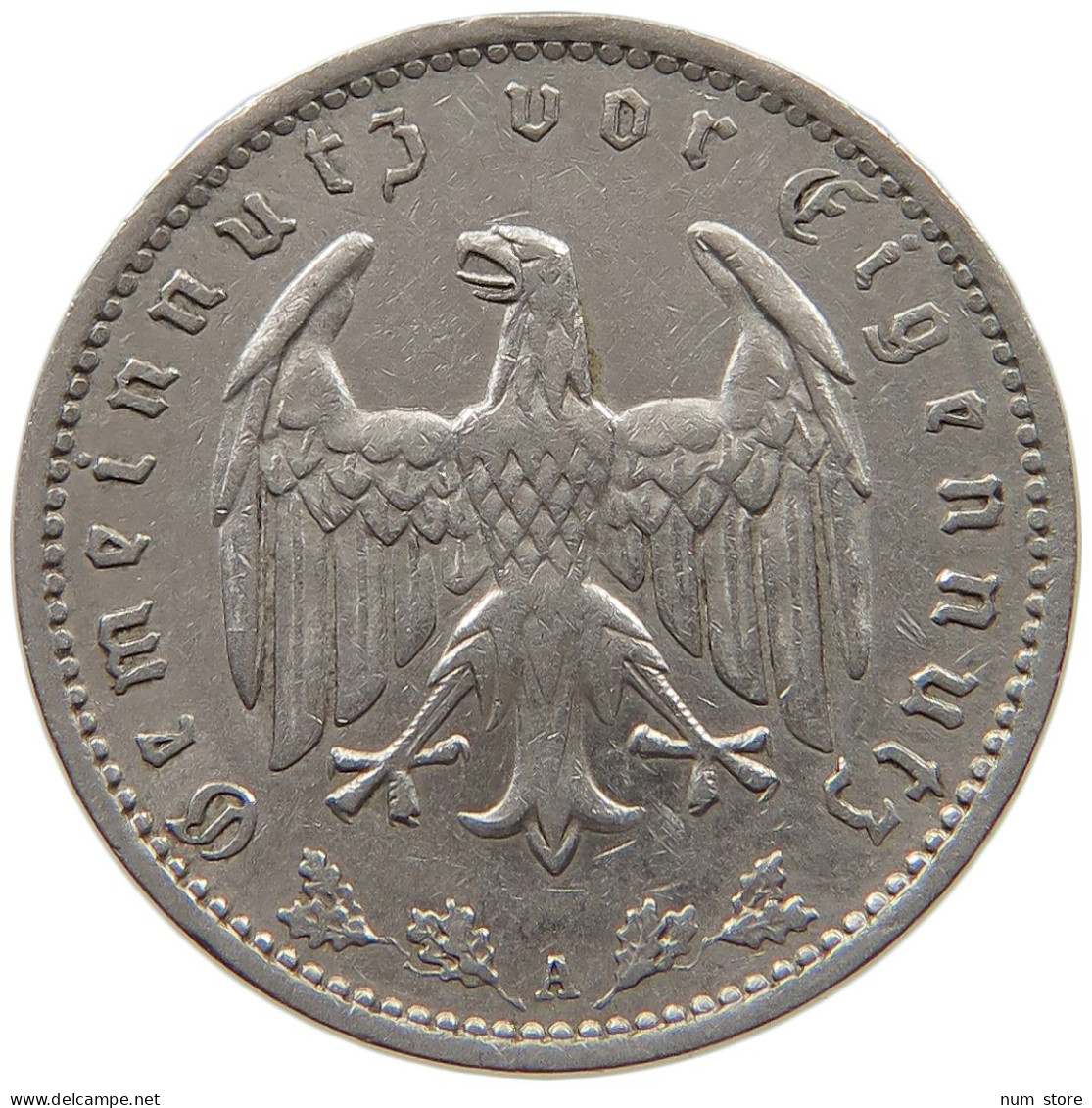 DRITTES REICH MARK 1934 A J.354 #c016 0067 - 1 Reichsmark