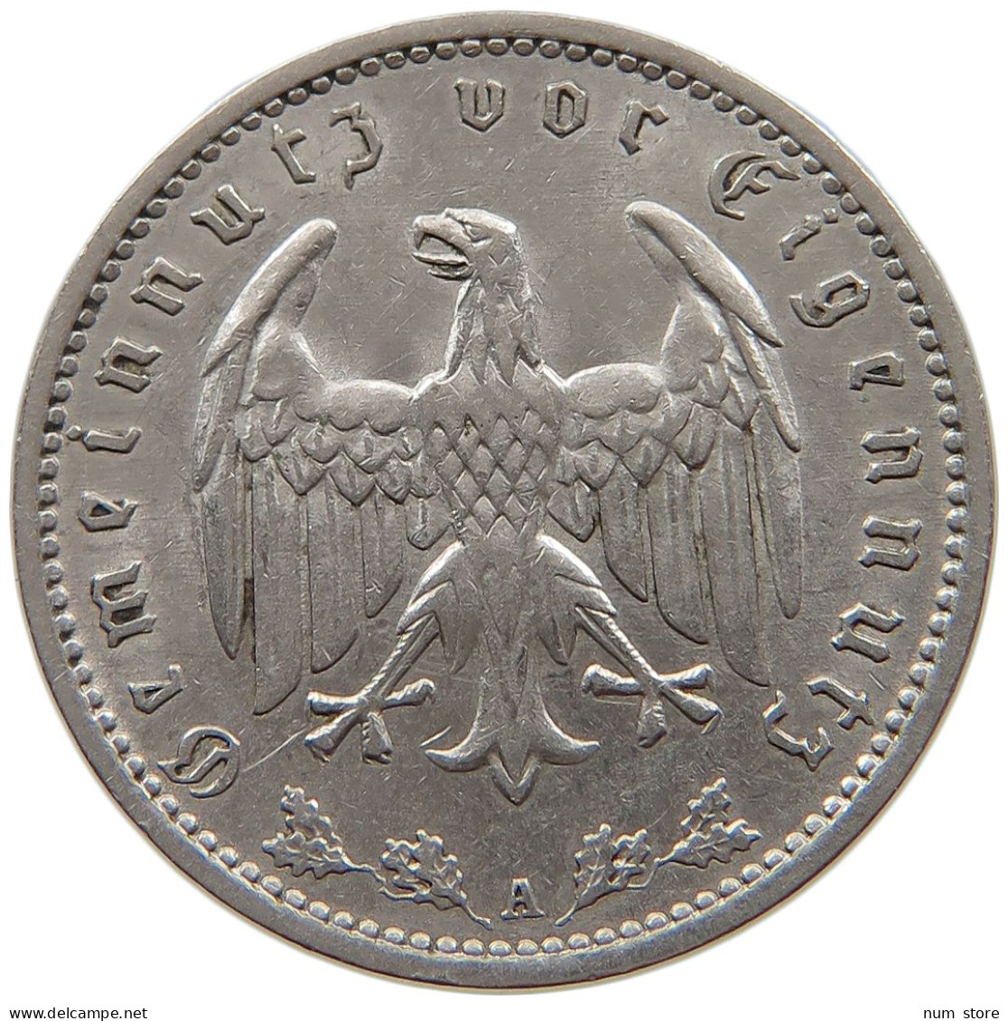 DRITTES REICH MARK 1934 A J.354 #a086 1049 - 1 Reichsmark