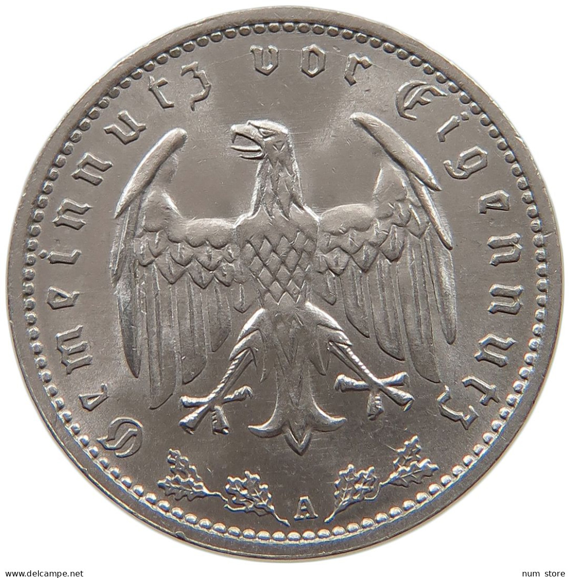 DRITTES REICH MARK 1934 A J.354 #a086 1011 - 1 Reichsmark