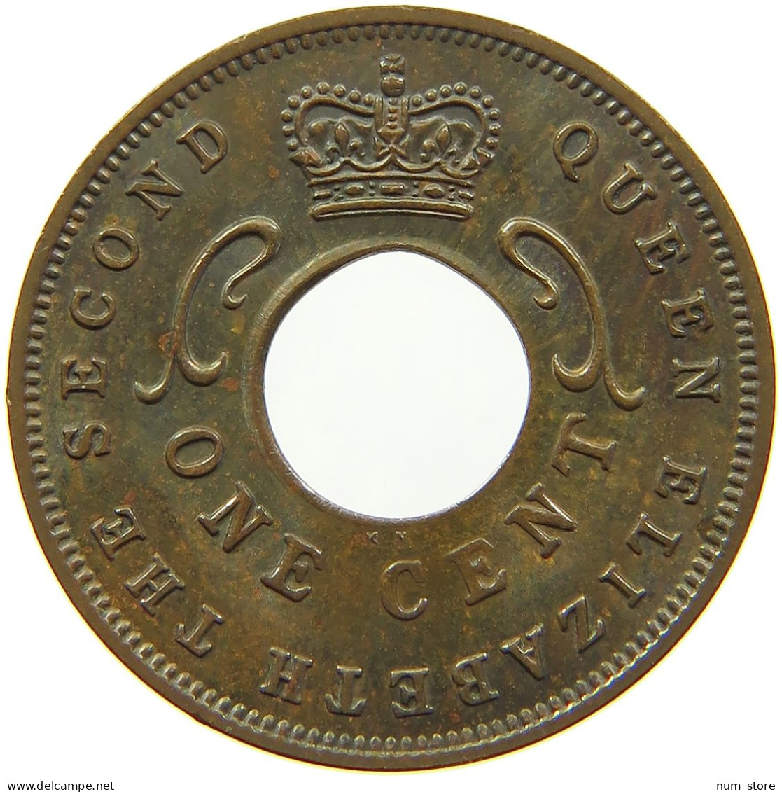 EAST AFRICA CENT 1959 Elizabeth II. (1952-2022) #s008 0111 - Ostafrika Und Herrschaft Von Uganda