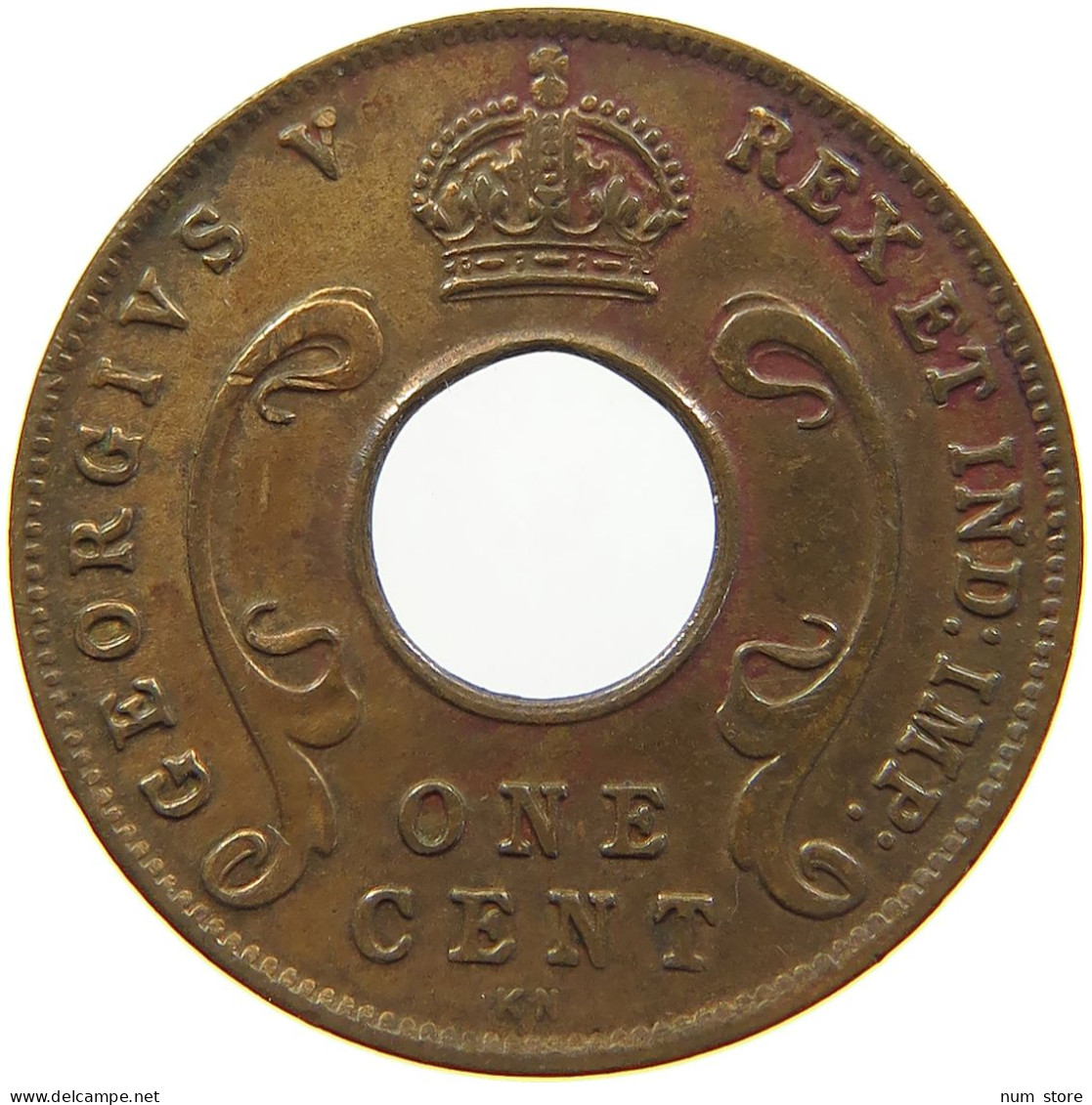 EAST AFRICA CENT 1924 George V. (1910-1936) #s008 0125 - Ostafrika Und Herrschaft Von Uganda