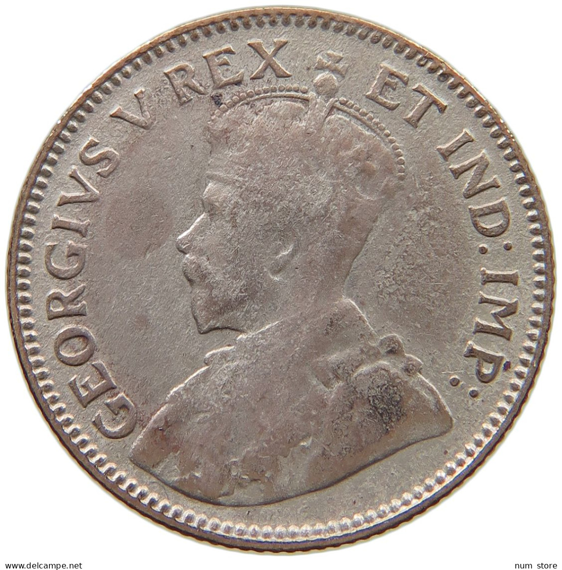 EAST AFRICA 50 CENTS 1922 George V. (1910-1936) #c034 0515 - Ostafrika Und Herrschaft Von Uganda